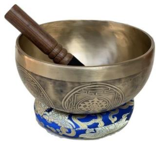 HAND HAMMERED, SRIYANTRA SINGING BOWL, HEALING, MEDITATION SOUND THERAPY